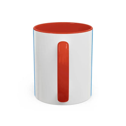 Flag of Lviv Oblast Ukraine - Accent Coffee Mug - Go Mug Yourself