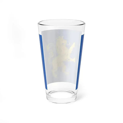 Flag of Lviv Oblast (Ukraine) Pint Glass 16oz - Go Mug Yourself