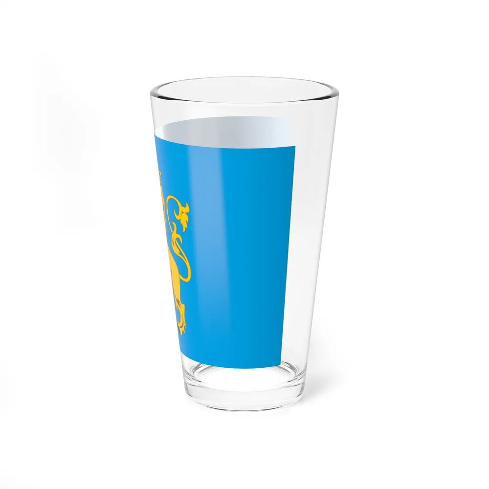 Flag of Lviv Oblast Ukraine - Pint Glass 16oz-Go Mug Yourself