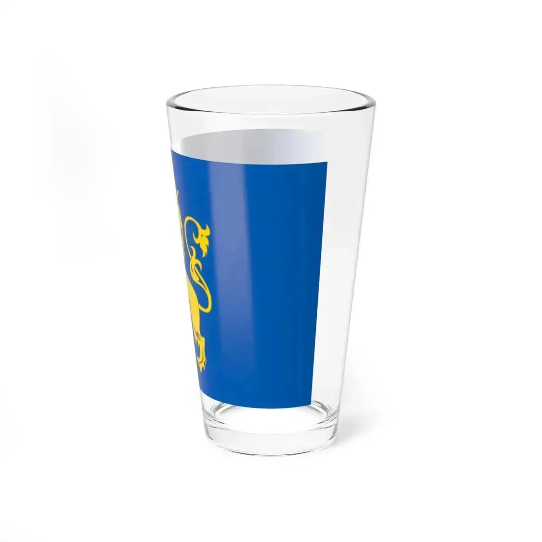 Flag of Lviv Oblast (Ukraine) Pint Glass 16oz - Go Mug Yourself