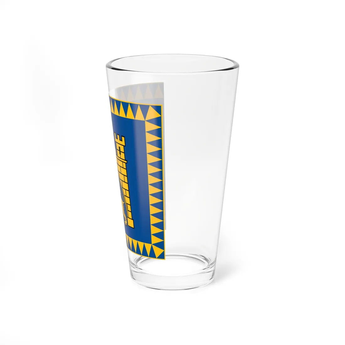 Flag of Lviv (Ukraine) Pint Glass 16oz - Go Mug Yourself