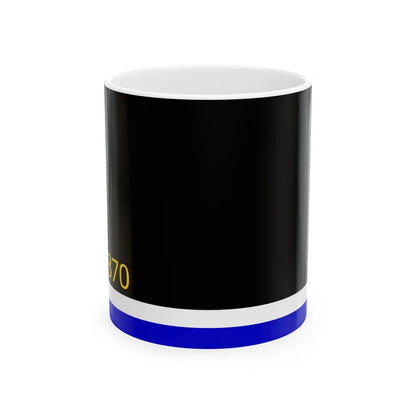Flag of Lyle Minnesota (United States) White Coffee Mug 11oz - Go Mug Yourself