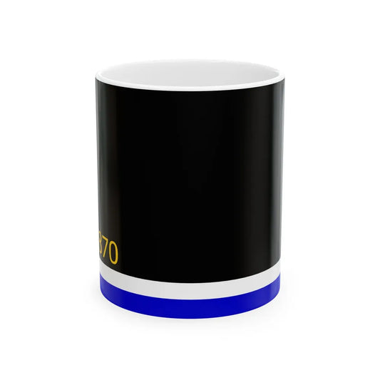 Flag of Lyle Minnesota (United States) White Coffee Mug 11oz - Go Mug Yourself