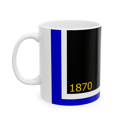 Flag of Lyle Minnesota (United States) White Coffee Mug - Go Mug Yourself