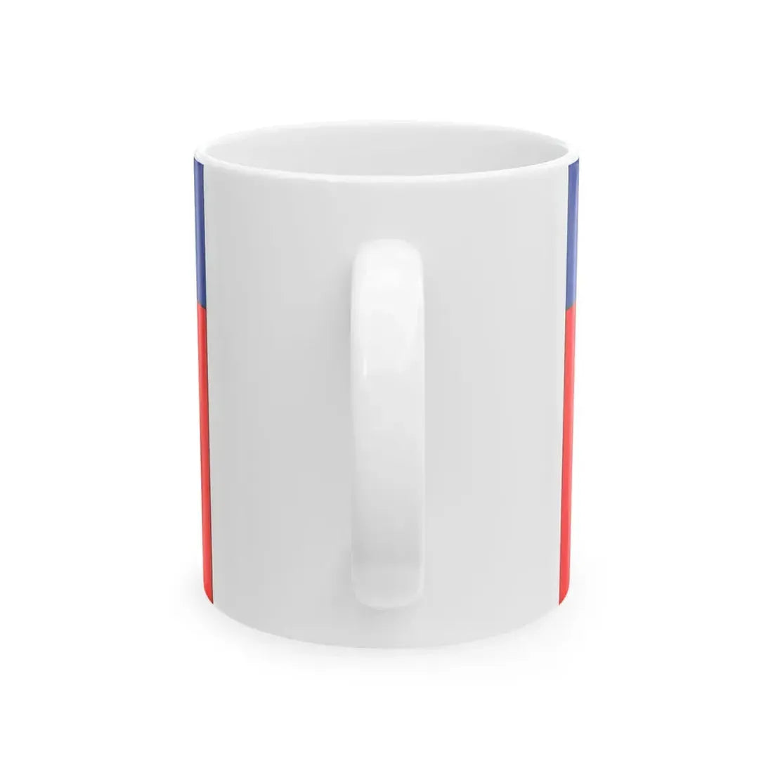 Flag of Lyon France (France) White Coffee Mug - Go Mug Yourself