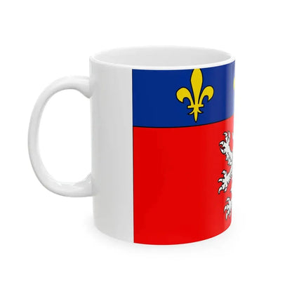 Flag of Lyon France (France) White Coffee Mug - Go Mug Yourself