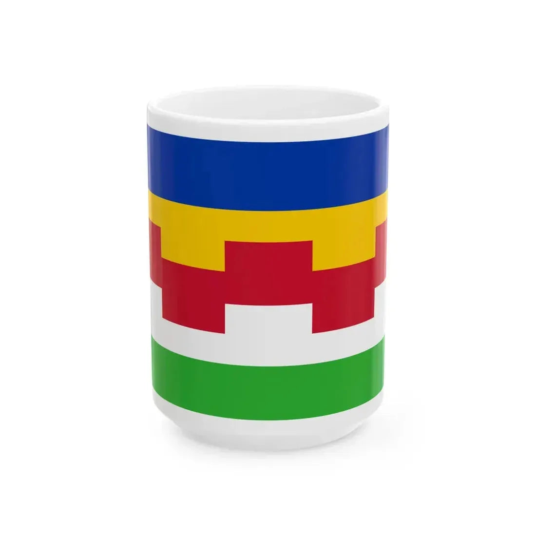 Flag of Maasdriel (Netherlands) White Coffee Mug 15oz - Go Mug Yourself