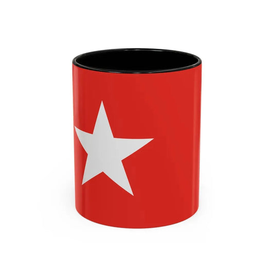 Flag of Maastricht the capital of the province of Limburg Netherlands - Accent Coffee Mug 11oz Black - Go Mug Yourself