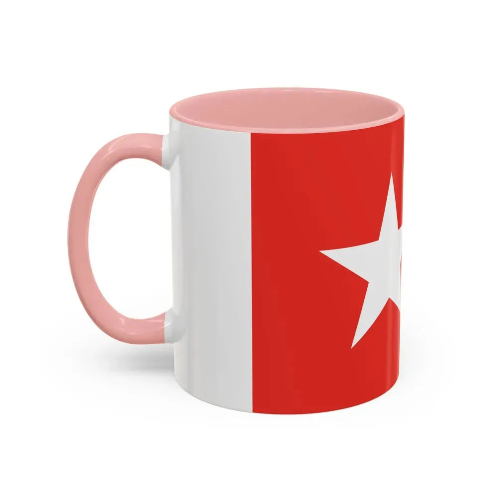 Flag of Maastricht the capital of the province of Limburg Netherlands - Accent Coffee Mug - Go Mug Yourself