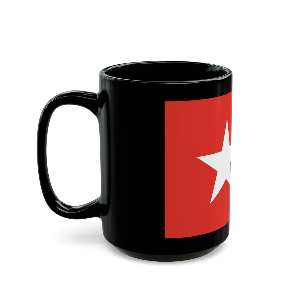 Flag of Maastricht the capital of the province of Limburg Netherlands - Black Coffee Mug-Go Mug Yourself