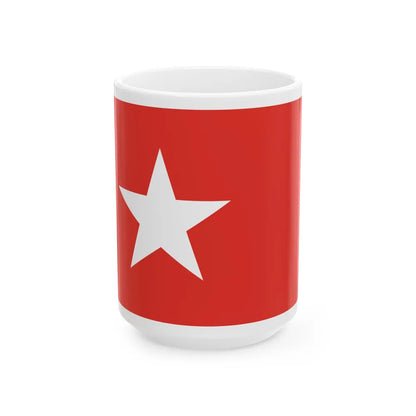 Flag of Maastricht the capital of the province of Limburg Netherlands - White Coffee Mug-15oz-Go Mug Yourself