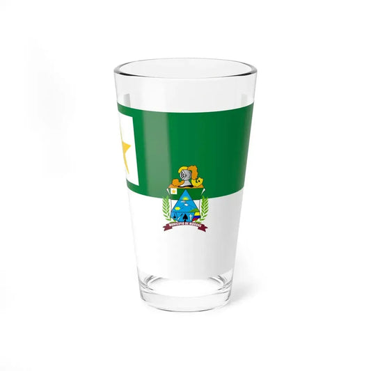 Flag of Macas Ecuador (Ecuador) Pint Glass 16oz 16oz - Go Mug Yourself