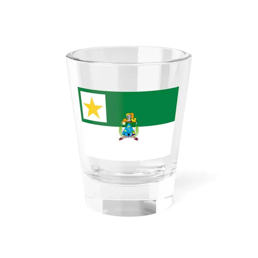 Flag of Macas Ecuador (Ecuador) Shot Glass 1.5oz 1.5oz - Go Mug Yourself