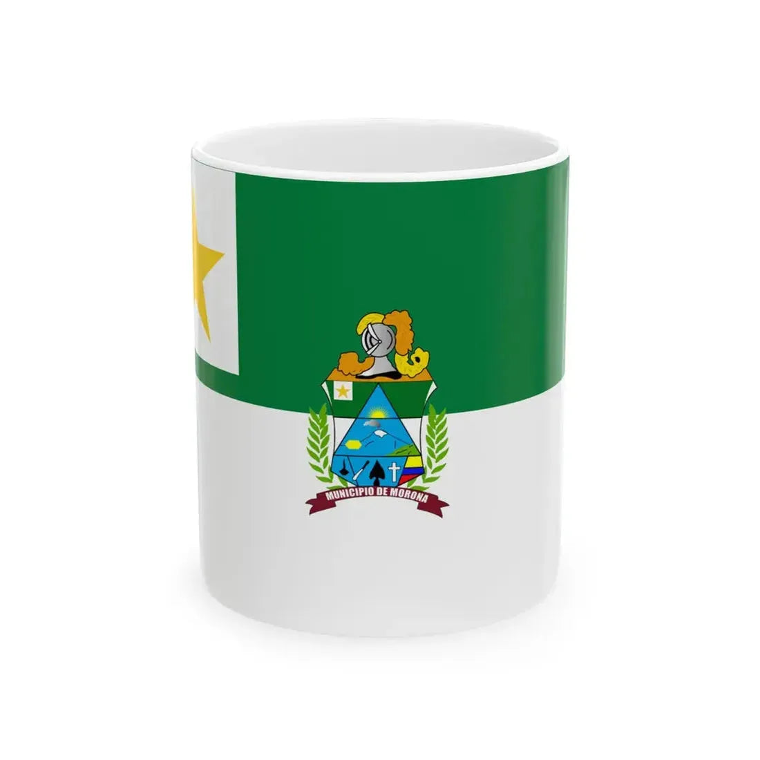 Flag of Macas Ecuador (Ecuador) White Coffee Mug 11oz - Go Mug Yourself
