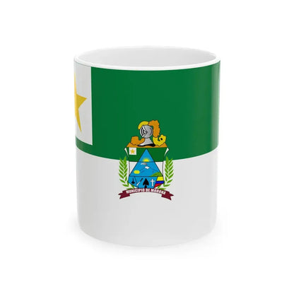 Flag of Macas Ecuador (Ecuador) White Coffee Mug 11oz - Go Mug Yourself