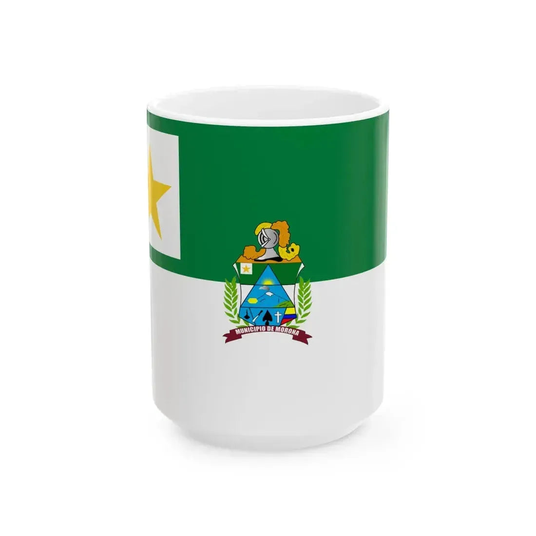 Flag of Macas Ecuador (Ecuador) White Coffee Mug 15oz - Go Mug Yourself