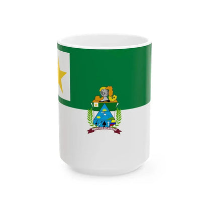 Flag of Macas Ecuador (Ecuador) White Coffee Mug 15oz - Go Mug Yourself