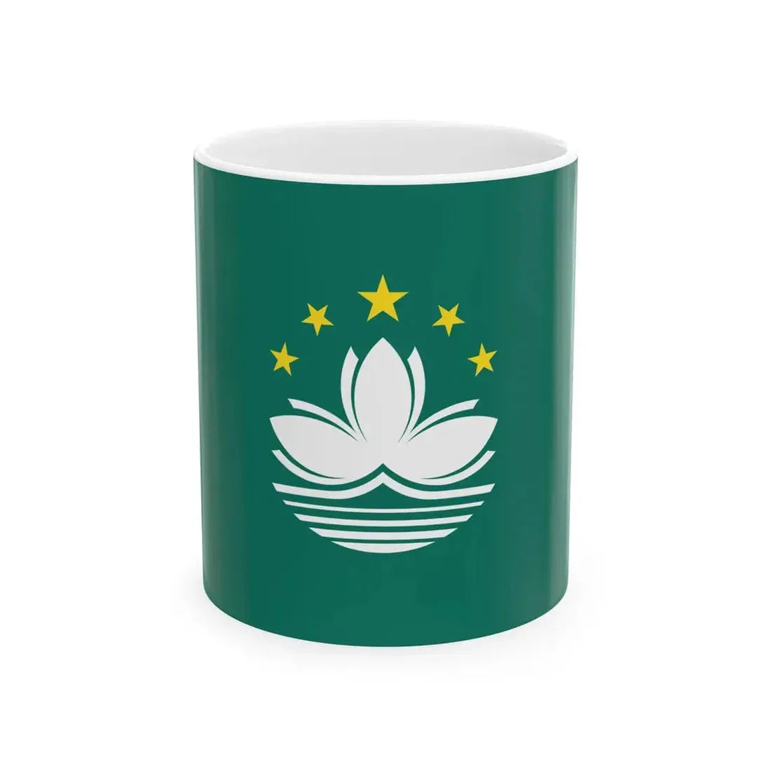 Flag of Macau (China) White Coffee Mug 11oz - Go Mug Yourself