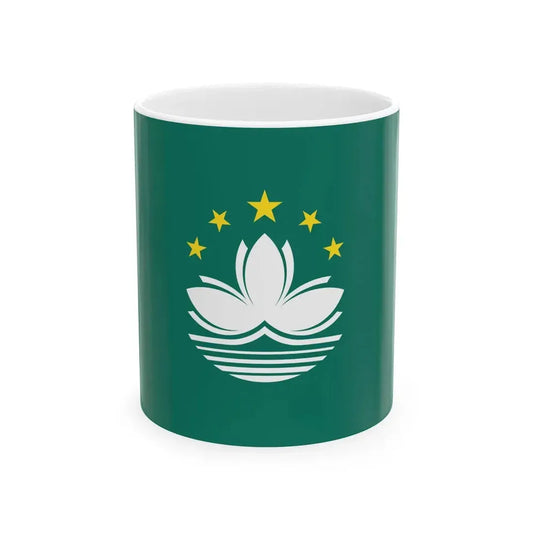 Flag of Macau (China) White Coffee Mug 11oz - Go Mug Yourself