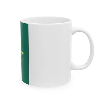 Flag of Macau vertical (China) White Coffee Mug - Go Mug Yourself