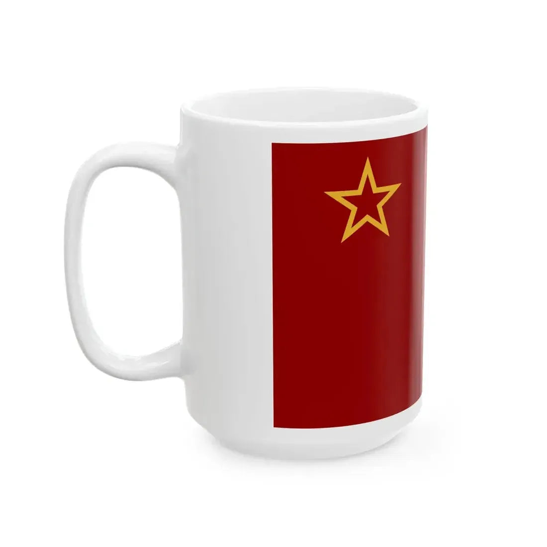 Flag of Macedonia 1946-1992 (North Macedonia) White Coffee Mug - Go Mug Yourself