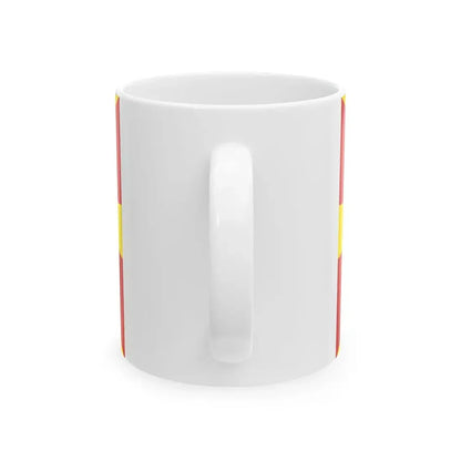 Flag of Macedonia - initial design (North Macedonia) White Coffee Mug - Go Mug Yourself