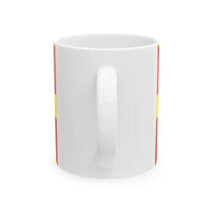 Flag of Macedonia - initial design (North Macedonia) White Coffee Mug - Go Mug Yourself