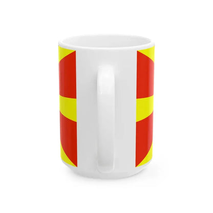 Flag of Macedonia WFB 2000 (North Macedonia) White Coffee Mug - Go Mug Yourself