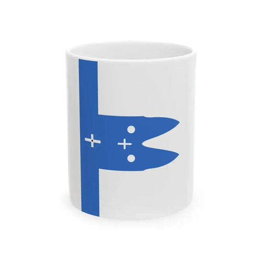 Flag of macedonian revolutionaries 1878 (Greece) White Coffee Mug 11oz - Go Mug Yourself