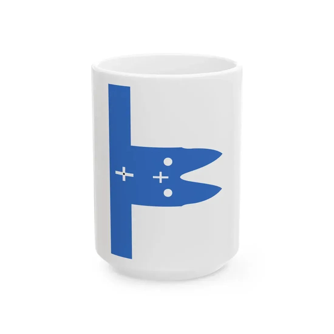 Flag of macedonian revolutionaries 1878 (Greece) White Coffee Mug 15oz - Go Mug Yourself