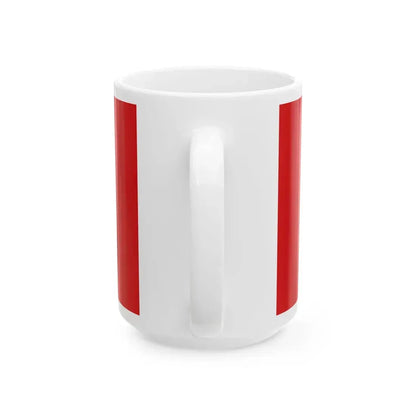 Flag of Macedonians in Croatia (North Macedonia) White Coffee Mug - Go Mug Yourself