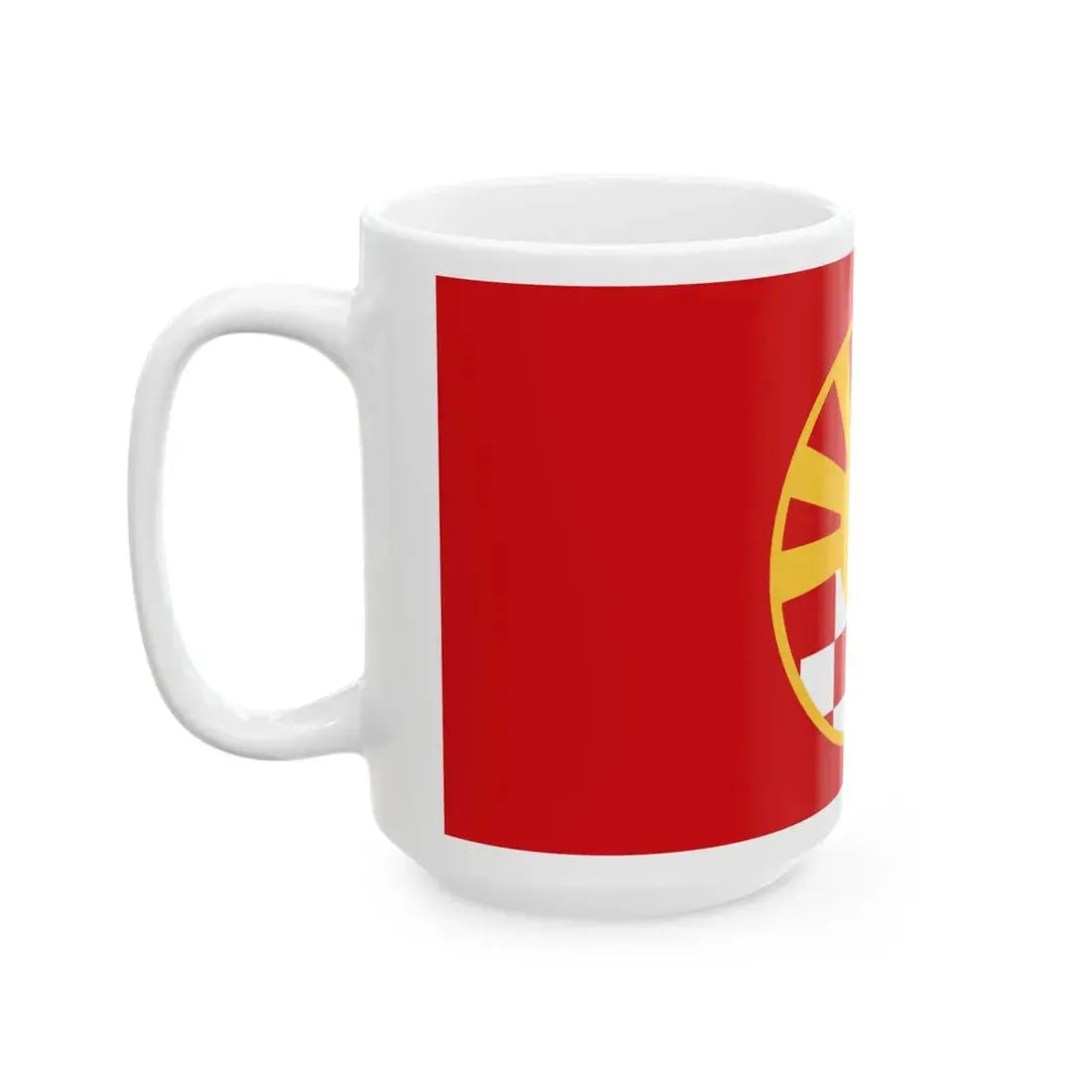 Flag of Macedonians in Croatia (North Macedonia) White Coffee Mug - Go Mug Yourself