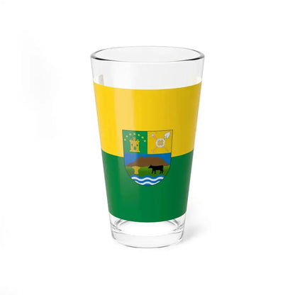 Flag of Machachi (Ecuador) Pint Glass 16oz 16oz - Go Mug Yourself