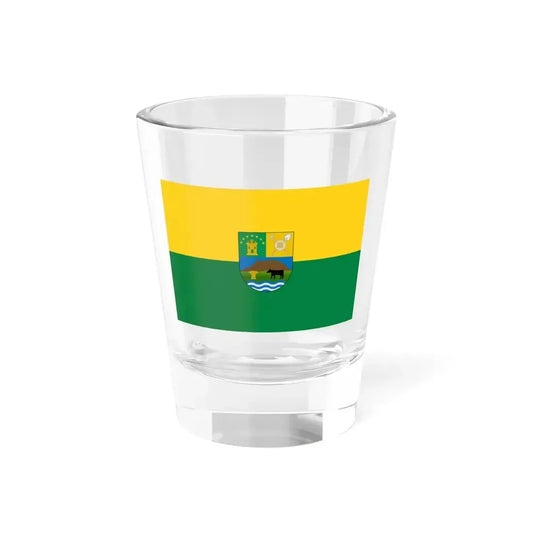 Flag of Machachi (Ecuador) Shot Glass 1.5oz 1.5oz - Go Mug Yourself