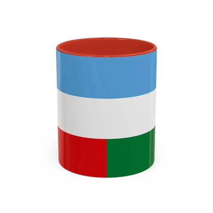 Flag of Machala Ecuador - Accent Coffee Mug 11oz Red - Go Mug Yourself