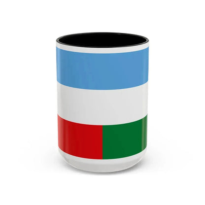 Flag of Machala Ecuador - Accent Coffee Mug 15oz Black - Go Mug Yourself