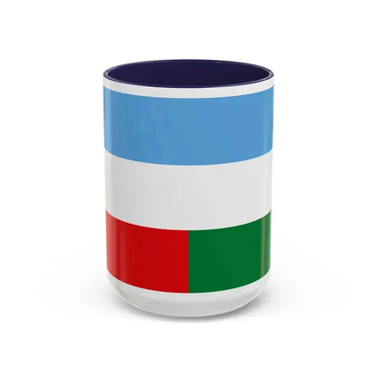 Flag of Machala Ecuador - Accent Coffee Mug 15oz Navy - Go Mug Yourself