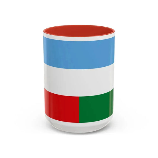 Flag of Machala Ecuador - Accent Coffee Mug 15oz Red - Go Mug Yourself