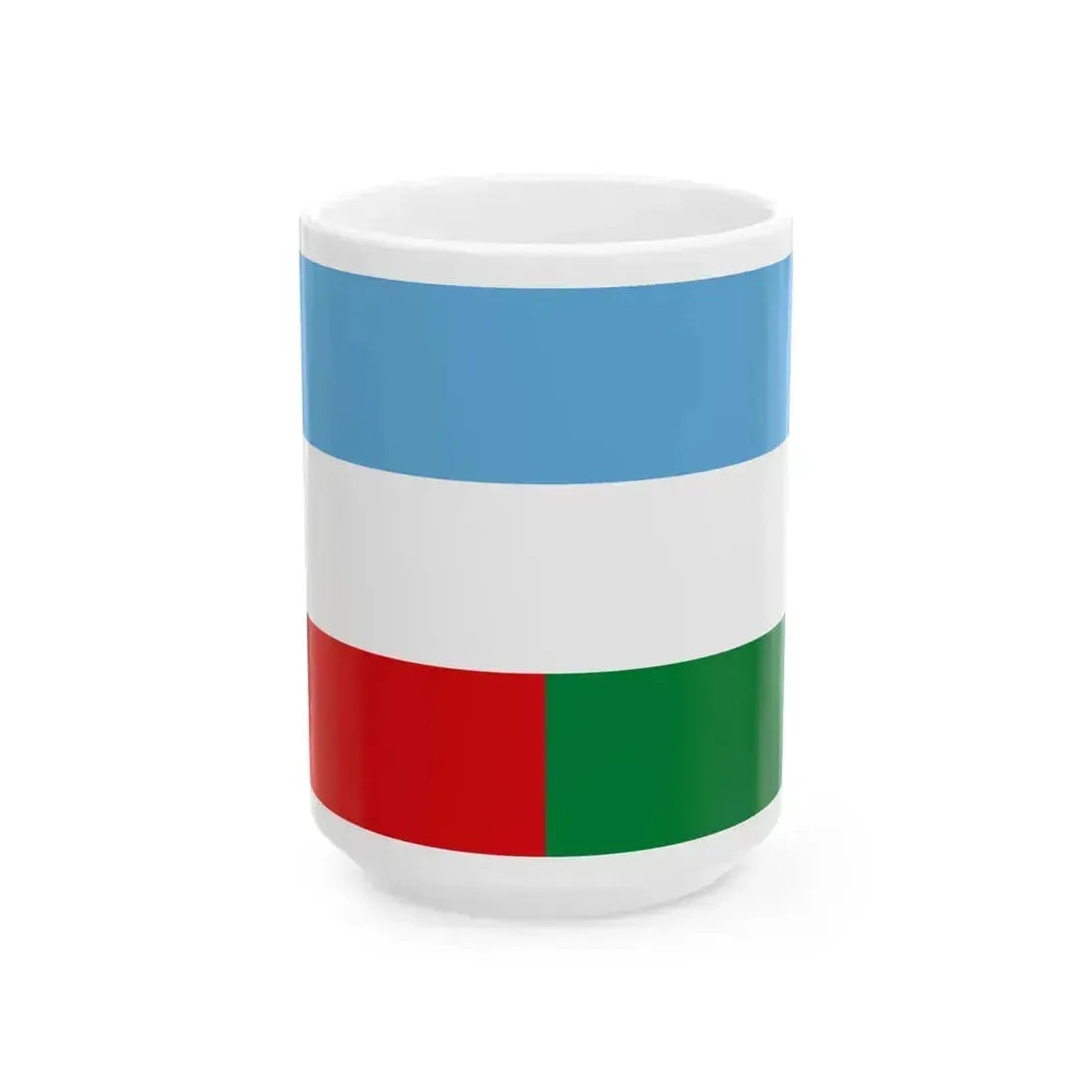 Flag of Machala Ecuador - White Coffee Mug 15oz - Go Mug Yourself