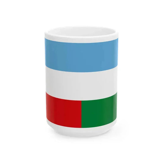 Flag of Machala Ecuador - White Coffee Mug 15oz - Go Mug Yourself
