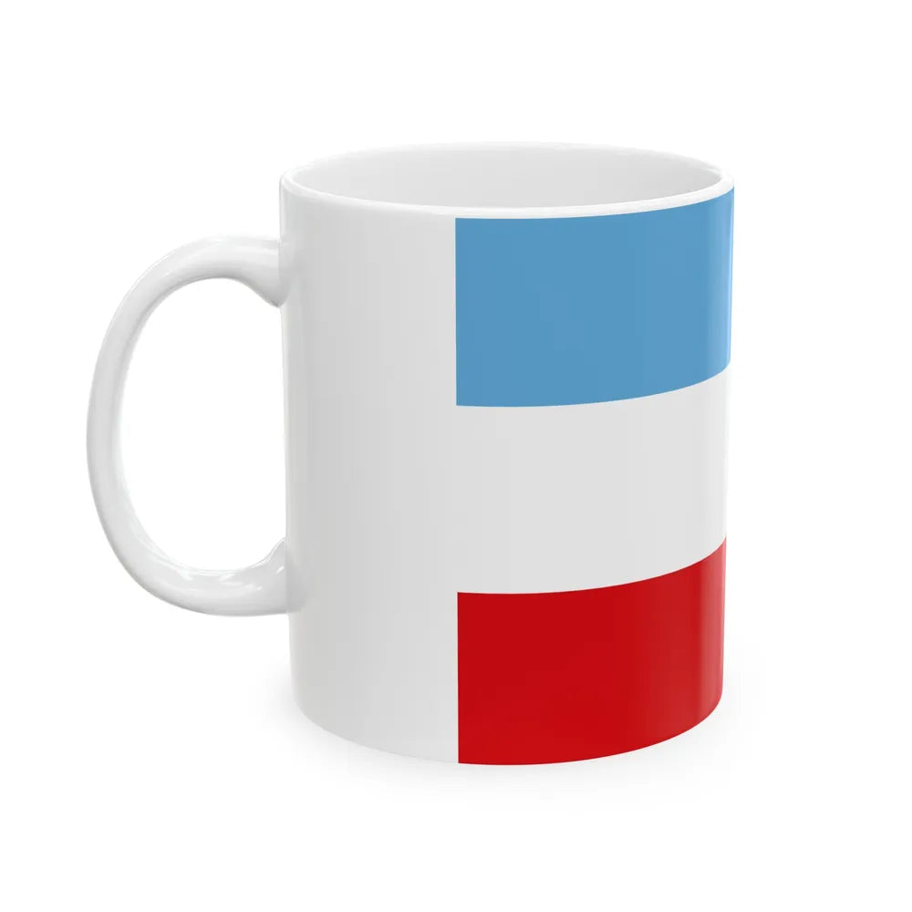 Flag of Machala Ecuador - White Coffee Mug-Go Mug Yourself