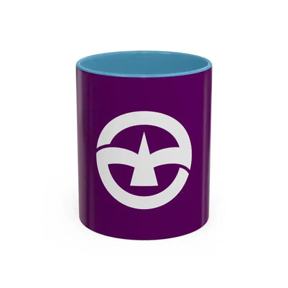 Flag of Machida Tokyo Japan - Accent Coffee Mug 11oz Light Blue - Go Mug Yourself