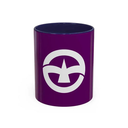 Flag of Machida Tokyo Japan - Accent Coffee Mug 11oz Navy - Go Mug Yourself
