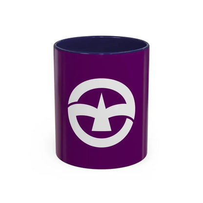 Flag of Machida Tokyo Japan - Accent Coffee Mug 11oz Navy - Go Mug Yourself