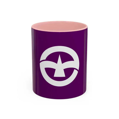 Flag of Machida Tokyo Japan - Accent Coffee Mug 11oz Pink - Go Mug Yourself