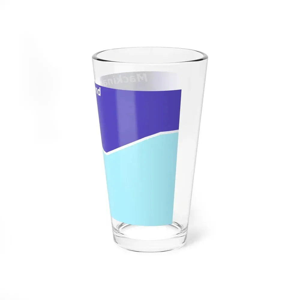 Flag of Mackinac Island, Michigan - Pint Glass 16oz - Go Mug Yourself