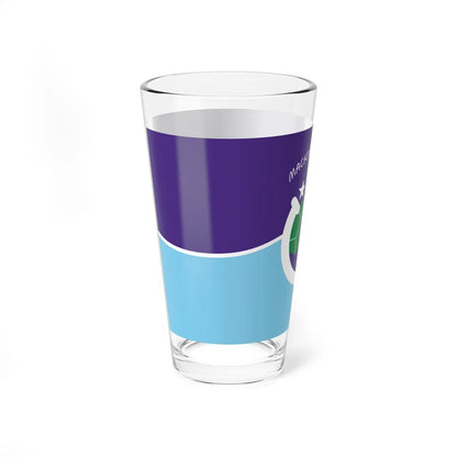 Flag of Mackinac Island Michigan (United States) Pint Glass 16oz - Go Mug Yourself
