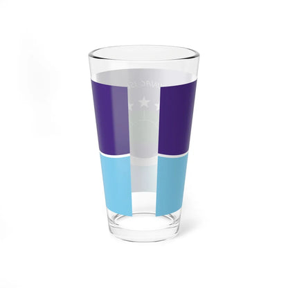 Flag of Mackinac Island Michigan (United States) Pint Glass 16oz - Go Mug Yourself