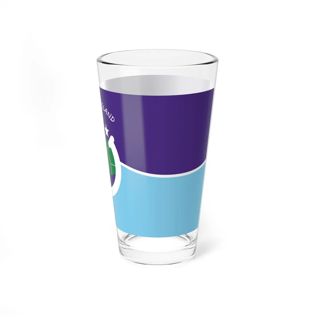 Flag of Mackinac Island Michigan (United States) Pint Glass 16oz - Go Mug Yourself