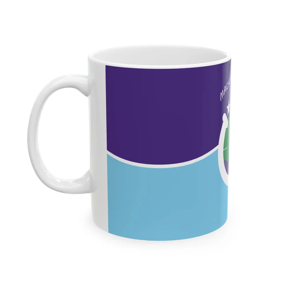 Flag of Mackinac Island Michigan (United States) White Coffee Mug - Go Mug Yourself